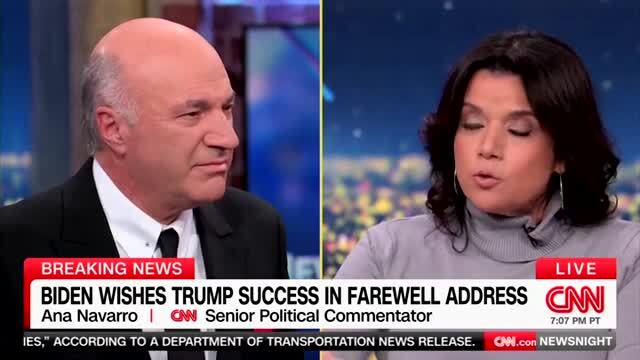Ana Navarro to Kevin O’Leary: You Can’t Argue Against Biden Pardoning His Son ‘When You Supported a Felon’