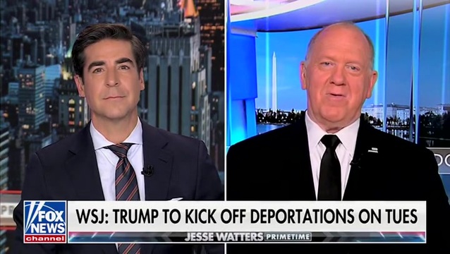 Tom Homan Announces Start of Deportations: On Tuesday You Can Expect ‘ICE Is Finally Going To Go Out and Do Their Job’
