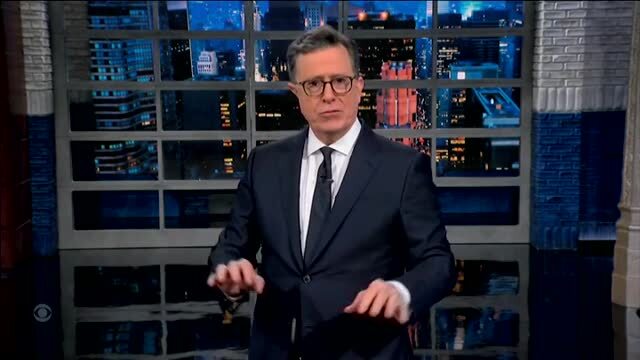Colbert: ‘Safety First,’ the Fire Marshall Wouldn’t Allow Trump to Place Hand on the Bible