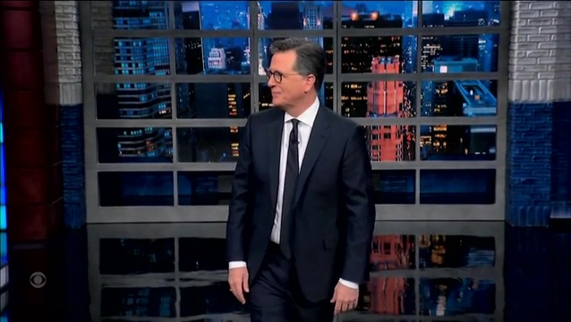 Colbert Compares Trump Inauguration at Capitol Rotunda to Performing in Bed, ‘Flying at Half-Staff’