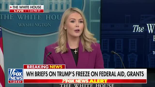 Press Sec. Leavitt: ‘There Was About To Be $50 Million Taxpayer Dollars that Went Out the Door to Fund Condoms in Gaza!’