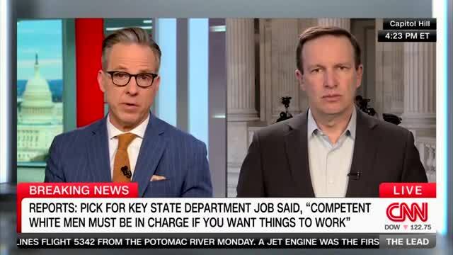 Chris Murphy: Standard Qualification to Serve in the Trump Admin. Is ‘Affection for Racist and Misogynist Philosophy’