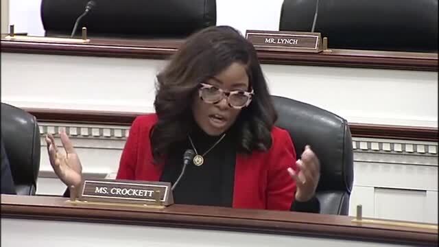 Rep. Crocket Claims Elon Musk ‘For Sure, Is Doing Nefarious Things’ with Americans’ Private Information