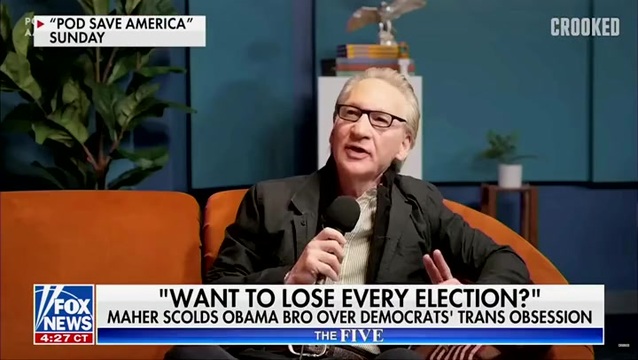 Bill Maher to Podcast Host Talking About Gender-Affirming Care for Kids: ‘You Want to Lose Every Election?’