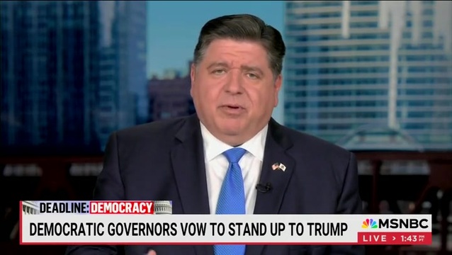 Gov. Pritzker: ‘The Prices at the Grocery Store Are Going Up Because Democracy Is Being Taken Away’