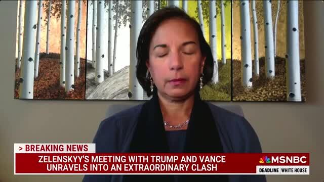 Susan Rice: Trump-Zelensky Shouting Match Was a ‘Setup’
