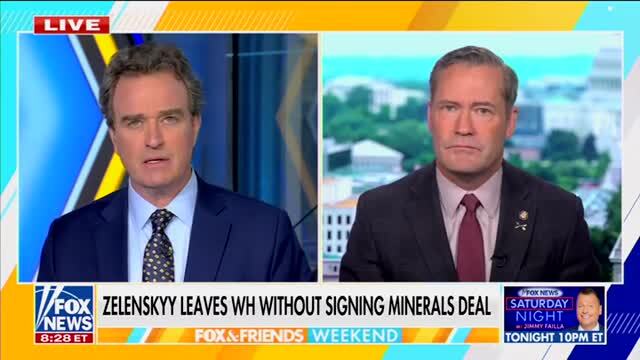 NSA Michael Waltz: Zelenskyy’s Ambassador and Adviser ‘Were Practically in Tears’ After Oval Office Spat