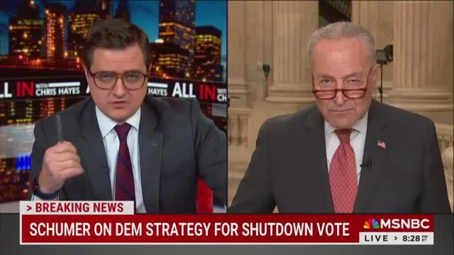 ‘Sorry’: Chuck Schumer Apologizes After Calling Republicans ‘Bastards’ on MSNBC