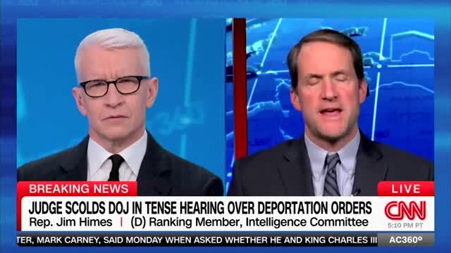 Jim Himes on Deportation Orders: Trump Is ‘Exploring the Threshold of Ignoring a Court Order’