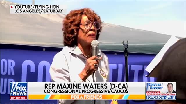 Maxine Waters Rages Against DOGE, Suggests Deporting First Lady Melania Trump