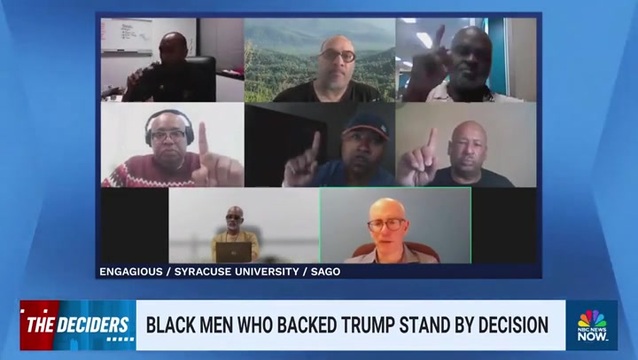 NBC News: Black Men Who Backed Trump Stand by Decision