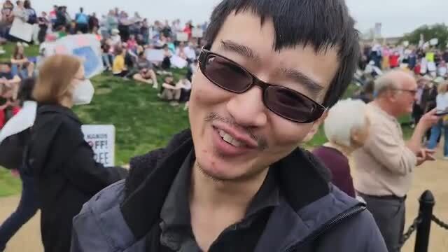 Woke-Left Protesters Unable To Explain Why President Trump Is a Fascist