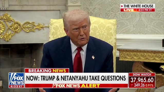 Trump to Reporter Asking About Tariffs: ‘Are You Asking Me a Question or Are You Telling Me?’; ‘Yeah, It Takes Time’