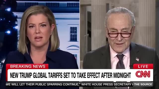 Schumer: We Want to Take Tariff Authority from Trump We Allowed Biden to Have Because Trump’s ‘Going So Overboard’