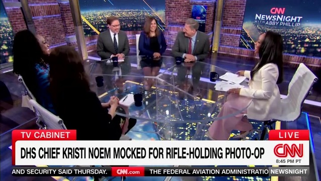 CNN Panel Slams Kristi Noem’s DHS Photo-Op: ‘Very Cringe,’ ‘No Way’ She Shot Dog with the Way She Held the Gun