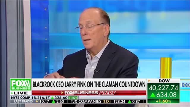 BlackRock CEO Larry Fink: There Is Now a Marriage Between Main Street and Wall Street