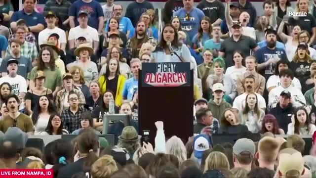 AOC Discovers New Accent at ‘Fighting Oligarchy’ Tour in Nampa, Idaho