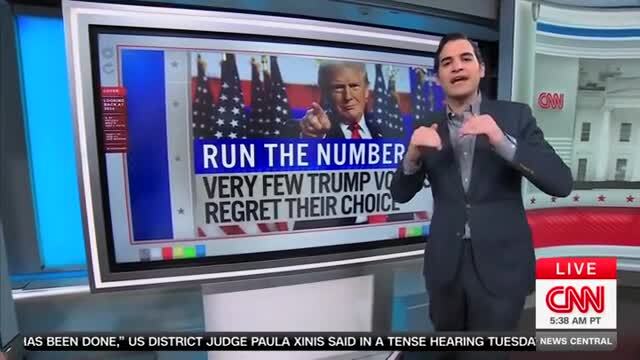CNN’s Enten Dumps Cold Water on Narrative that Trump Voters ‘Regret’ Backing Him: ‘The Numbers Say that Is a Fanciful Universe’