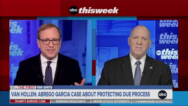 Tom Homan Says ‘I’m Not Going to Comment’ on Conversations Between Trump and El Salvador Pres.