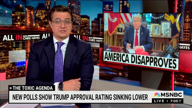 Chris Hayes on Trump’s Declining Polls: ‘Even Fox News Has No Choice But to Face this Reality’