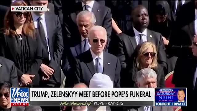 Joe Biden and Jill Biden Attend the Funeral of Pope Francis