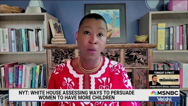 MSNBC Guest Says W.H.’s Push for Women to Have More Children Is ‘Rooted in Exploitation,’ Wanting Children to Work ‘40-Hour Work Weeks in Second and Third Shift’