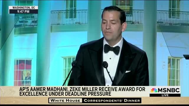 AP’s Miller at WHCD: At Our Core Is a ‘Commitment to Accurate...Non-Partisan Journalism’ That Holds Power to Account No Matter the Party in Office