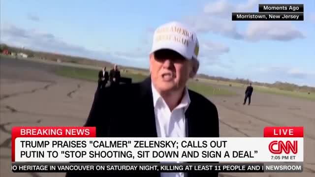 Trump: Zelenskyy Is in a ‘Tough Situation,’ ‘Fighting a Much Bigger Force’