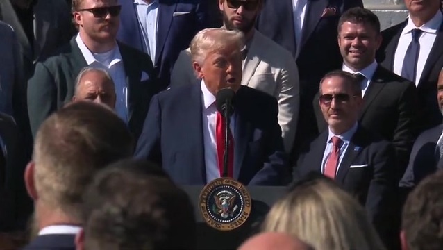 Trump Talks About Super Bowl While Hosting Philadelphia Eagles: ‘I Was There Along with Taylor Swift, How Did That Work Out?’