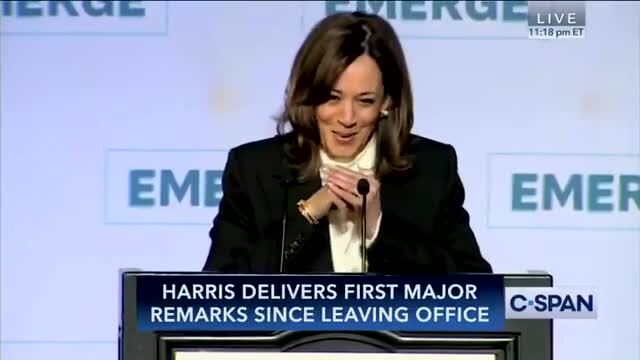 Kamala Harris Asks Audience If They Saw Video of the Elephants at the San Diego Zoo During the Earthquake