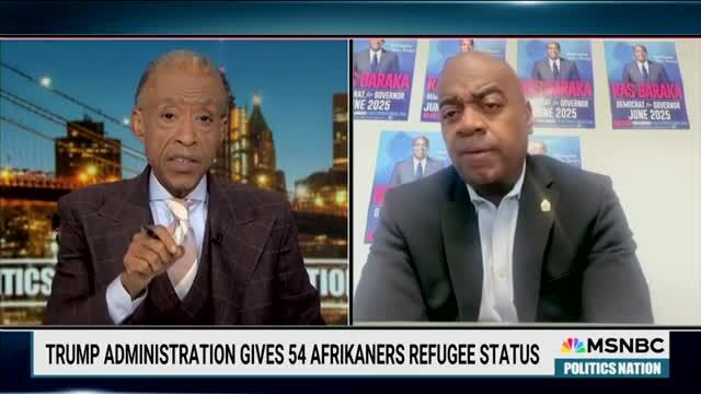Al Sharpton to Newark, NJ Mayor: While the Trump Admin Was Arresting You, They’re Flying in White South African Migrants to the U.S.