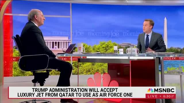 Lemire Compares Trump’s Qatar Jet to ‘Alleged’ ‘Biden Crime Family’ Hype