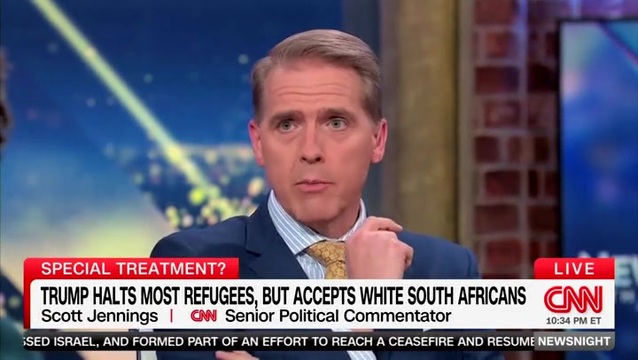 Scott Jennings: The Angriest People over the 50-Something South African Migrants Had No Problem with 20 Million Border Crossers