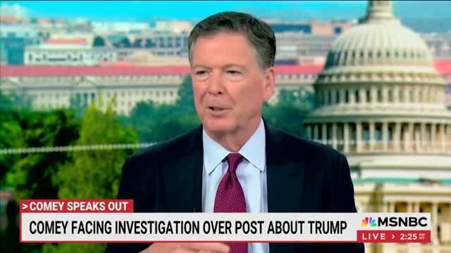 James Comey Says His Wife Told Him He Should Take Photo of ‘86 47’: ‘I Don’t Want To Be Associated with Violence of Any Kind’