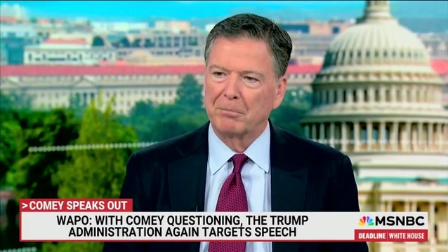Comey Calls His ‘86 47’ Post ‘a Silly Picture of Shells’: ‘A Clever Way to Express a Political Viewpoint’