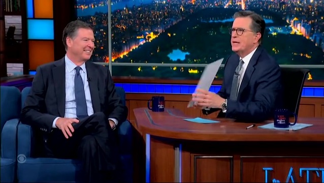 Colbert Doubles Down on Comey’s ‘86’ Reference to Food Service: I Was a Bartender, You Would ‘86’ a Drunk Customer
