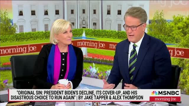 Scarborough on His Biden ‘at His Best’ Comment: ‘That’s What I Saw … I Was Obviously Wrong’