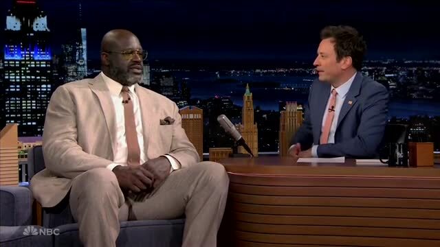 Shaquille O’Neal Promises to Send Two Pairs of Reebok Sneakers to Fallon’s Audience Full of U.S. Service Members