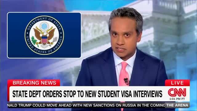 CNN: State Dept Pauses Visa Interviews as Trump Moves to Cancel Harvard’s Last Federal Contracts