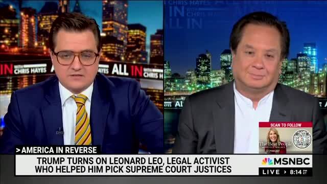 Conway: Trump Was Angry in 2020 Because His Appointed Justices, Suggested by Leonard Leo, Failed to Assist in His Coup