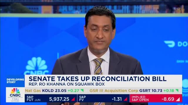 Ro Khanna: I Would Cut Defense Spending, Fossil Fuel Subsidies and Raise Taxes on the Wealthy to Reduce the Deficit