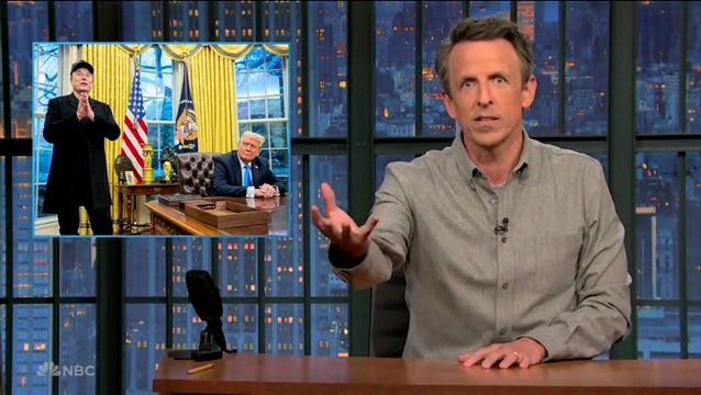 Meyers: If We Took Elon Musk’s Word, ‘He Already Knew’ Trump Was a Pedophile and ‘It Wasn’t a Deal Breaker’