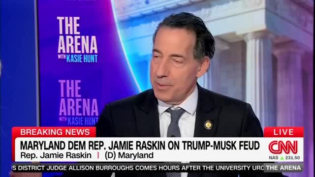 Dem Rep. Raskin: Trump Should Be Impeached, Musk’s Government Contracts Should Be Cancelled