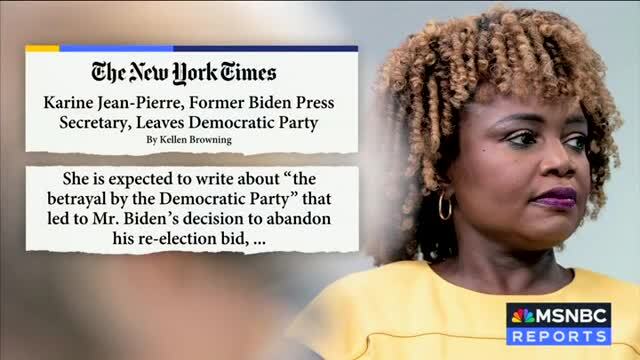 Gillespie on Jean-Pierre Leaving the Dem Party: She Wasn’t Good at Her Job to Think She Would Have Her Own Show Like Jen Psaki