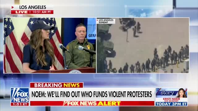 Kristi Noem: We Are Staying in L.A. to ‘Liberate the City from the Socialist and the Burdensome Leadership’ of Mayor Bass and Gov. Newsom
