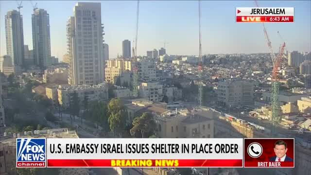 Bret Baier: Pres. Trump Says They’re Looking to See for Any Retaliation, U.S. Will Help Defend Israel