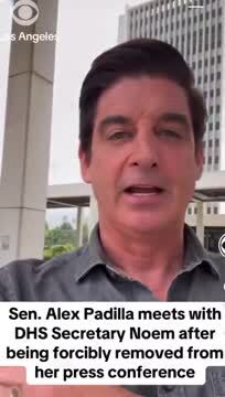 Member of the MSM Tells the Whole Story on Alex Padilla’s Removal from