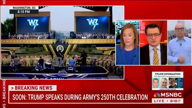 MSNBC Hosts Appear Shocked That the Celebration of U.S. Army’s 250th Birthday Doesn’t Have ‘Dark, Malevolent Energy’