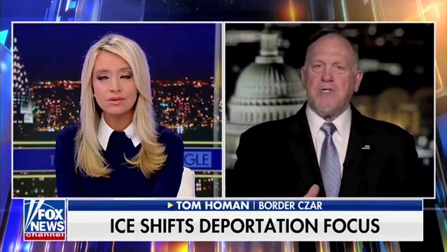 Tom Homan on Holding Raids at Certain Work Sites: We Are Prioritizing Sites with Forced Labor, Sex Trafficking
