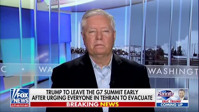 Graham on Iran Conflict: Trump Is the Right Guy for the Right Time
